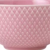 Rhombe Color Skål Ø11 cm rosa porcelæn