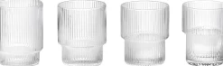 Ripple Glasses - Set of 4 - Clear