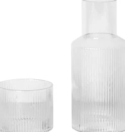 Ripple Small Carafe Set - Clear