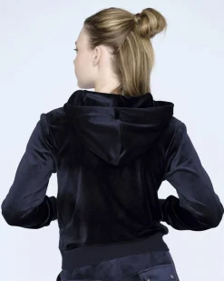 Robertson Classic Velour Zip Trough Hoodie