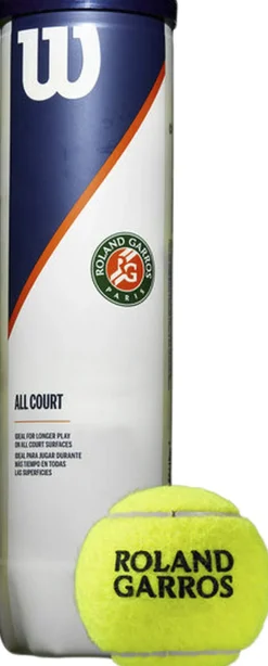 Roland Garros All Court tennisbolde, 4 styk