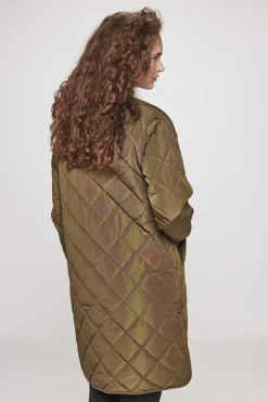 Rubina Quilted lang overgangsjakke