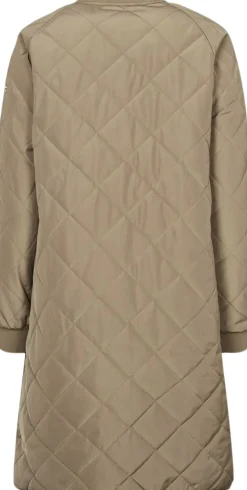Rubina Quilted lang overgangsjakke