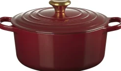 Rund støbejernsgryde 4,2L Garnet