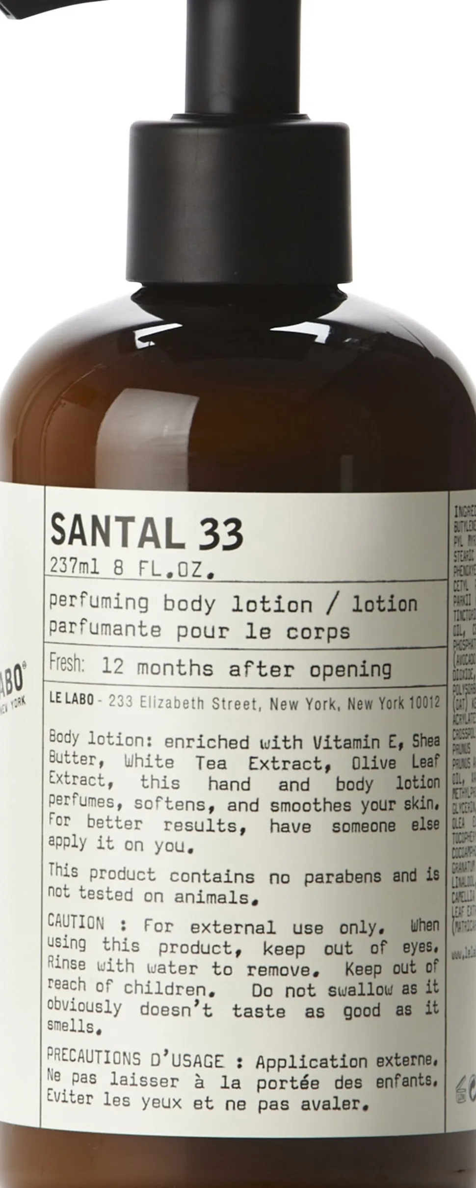 Santal 33 Perfuming Body Lotion 237ml
