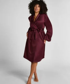 Satin Fleece Bathrobe