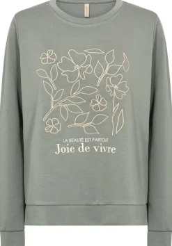 SC-BANU 287 Sweatshirt Støvet Grøn