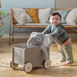 Sebra gåvogn, jetty beige