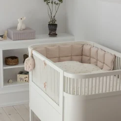 Sengerand, kapok, halv længde, birchbark rose