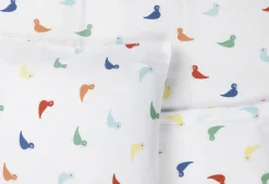 Sengetøj Sangfugl junior 100x140cm DK multi