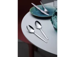 Serveringsske Twist 22 cm Blankt stål