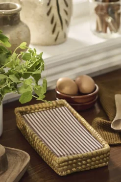 Serviet m/brune striber 16 stk pr pakke