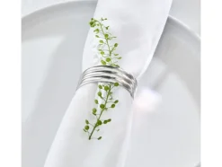 Servietring Thebe Edition 2024 4 stk. Blankt stål Recycled