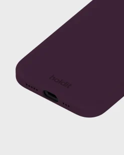 Silicone Case iPhone 15 Deep Plum