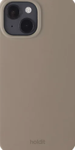 Silicone Case iPhone 15 Mocha Brown