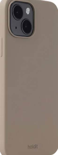 Silicone Case iPhone 15 Mocha Brown