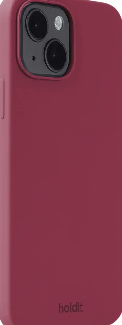 Silicone Case iPhone 15 Red Velvet