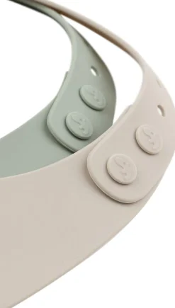 Silikone hagesmæk 2 stk. Lalee Sand/Grøn