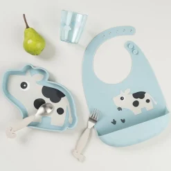 Silikone hagesmæk Dotti Blå