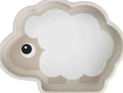 Silikone Stick & Stay skål Sheepy Sand