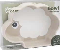 Silikone Stick & Stay skål Sheepy Sand