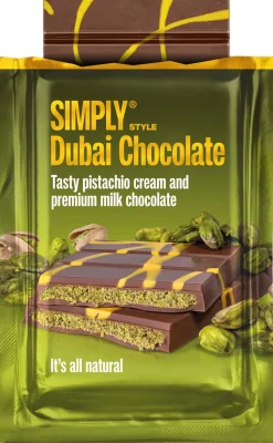 Simply® DUBAI STYLE CHOCOLATE chokoladebar (90g)