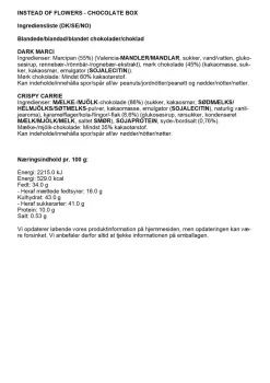 Simply® INSTEAD OF FLOWERS chokoladeæske (180g)