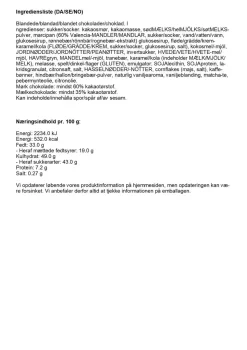 Simply® MERRY CHOCOLATE chokoladeæske (500g)