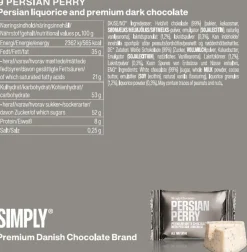 Simply® PERSIAN PERRY chokoladeæske (90g)