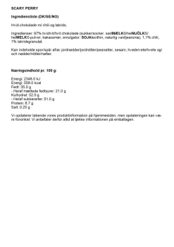 Simply® SCARY GOOD CHOCOLATE chokoladeæske (100g)