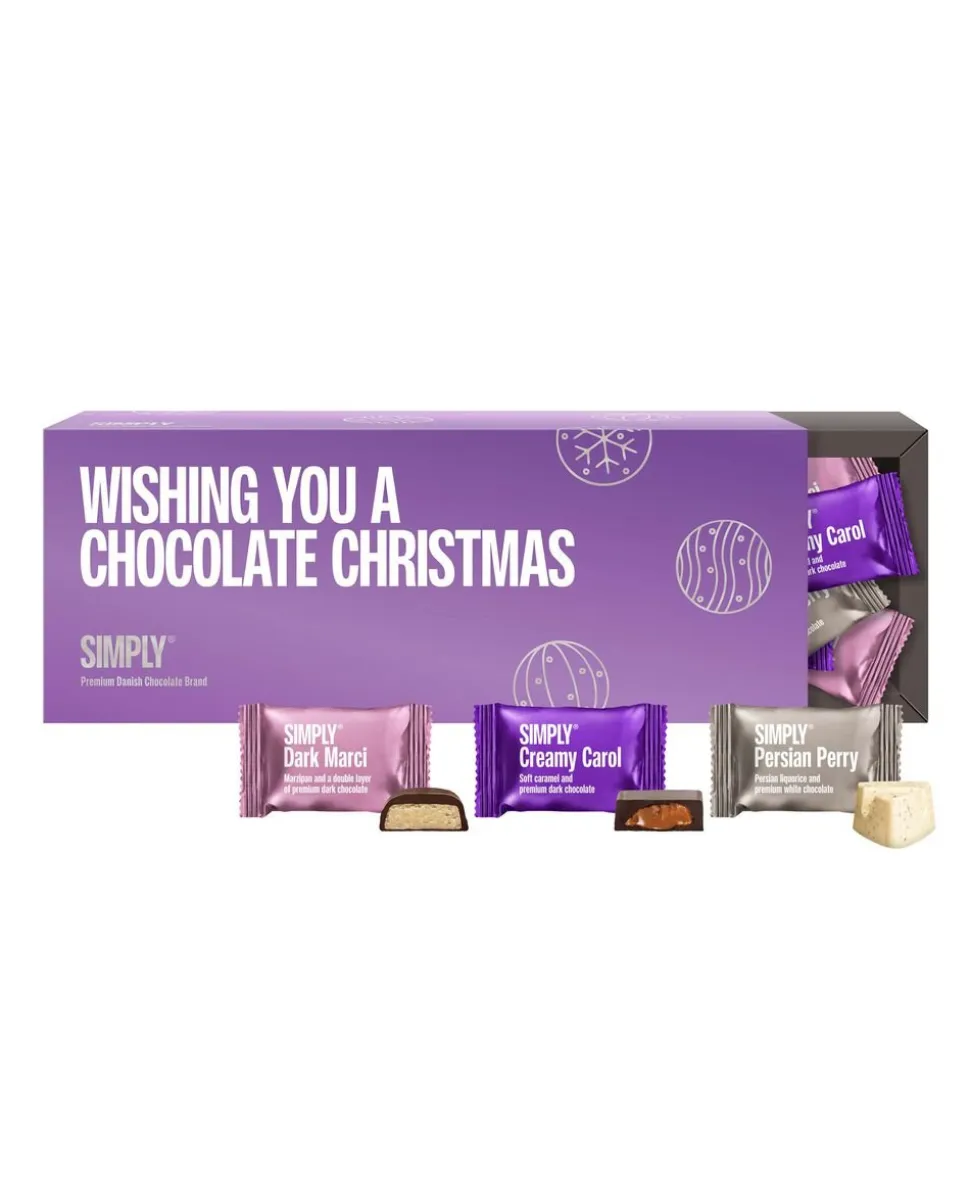 Simply® WHISHING YOU A CHOCOLATE CHRISTMAS chokoladeæske (270g)