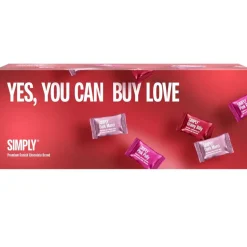 Simply® YES, YOU CAN BUY LOVE chokoladeæske (270g)