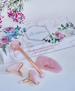 SKINcrystal Rosenkvarts Alt-i-et krystalsæt