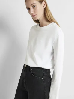 SLFESSENTIAL LS BOXY TEE NOOS