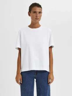 SLFESSENTIAL SS BOXY TEE NOOS