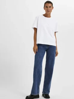 SLFESSENTIAL SS BOXY TEE NOOS