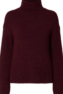 SLFGABRIELLA LS KNIT HIGH NECK NOOS