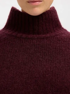 SLFGABRIELLA LS KNIT HIGH NECK NOOS