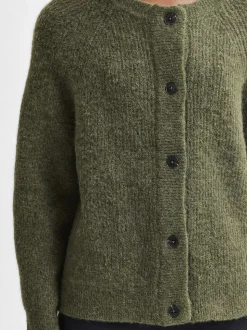 SLFLULU LS ALPACA BLEND KNIT SHORT CARDIGAN B