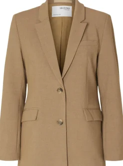 SLFRITA LS CLASSIC BLAZER CAMEL MEL
