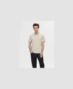 SLHFAVE ZIP SS POLO NOOS