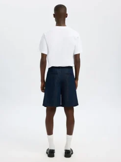 SLHLOOSE-NOLAN DARK B DENIM SHORTS