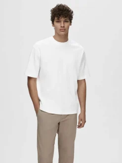 SLHLOOSEOSCAR SS O-NECK TEE NOOS