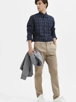 SLHSLIM-NEW MILES 175 FLEX CHINO W