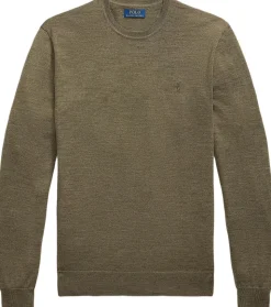 Slim Fit Washable Wool Crewneck Sweater