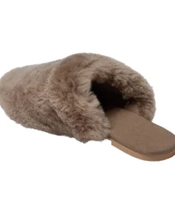 Slipper in Real sheepskin - Cocoa Creme