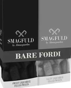 Smagfuld Gavepakning - BARE FORDI (sort/grå)