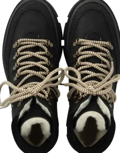 Snørestøvle med uldfoer