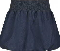 Solar Denim Balloon Skirt