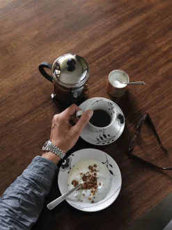 Sort Mega Riflet 17 cm. dyb tallerken